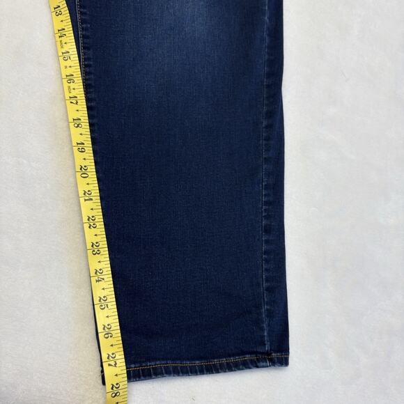 Talbots Slim Ankle Curvy Dark Wash Blue Denim Jeans Women’s Plus Size 22W - Picture 7 of 8